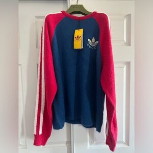 Gucci & Adidas Red and Blue Men's Sweater